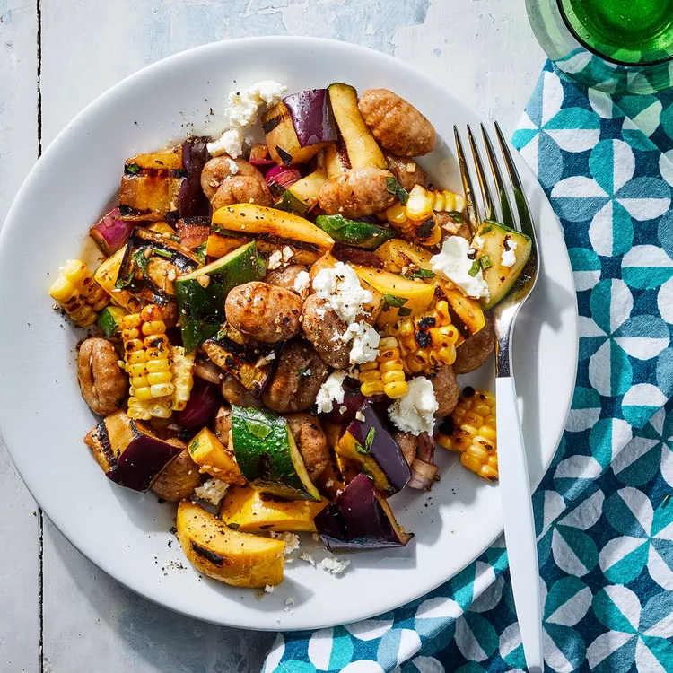 Summer Vegetable Gnocchi Salad